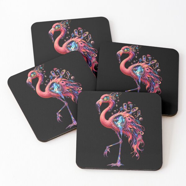 Item preview, Surreal Galaxy Flamingo Portal Art designed and sold by Maclaw200d.