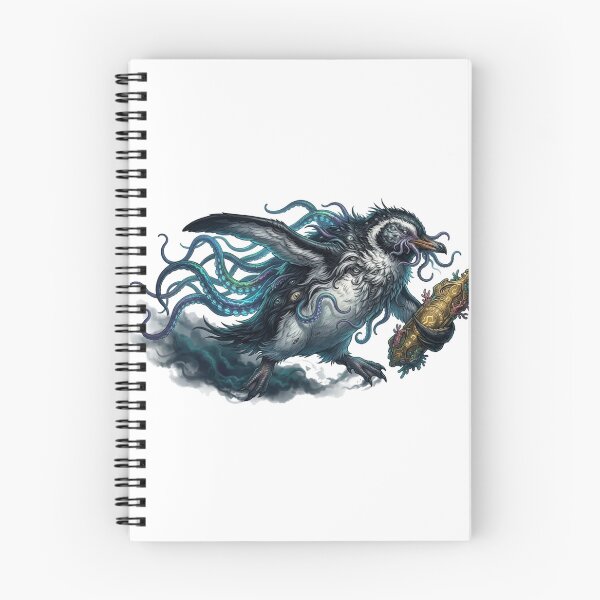 Item preview, Cthulhu Penguin Cosmic Horror Art designed and sold by Maclaw200d.
