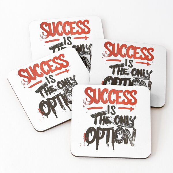 Item preview, Success Is the Only Option – Bold Motivational Streetwear Quote designed and sold by aloksahu123.