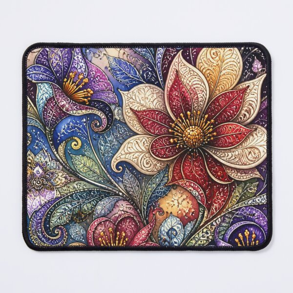 Item preview, Colorful Floral Mosaic Decorative Garden designed and sold by Beyond The Canvas.
