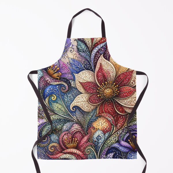 Item preview, Colorful Floral Mosaic Decorative Garden designed and sold by Beyond The Canvas.