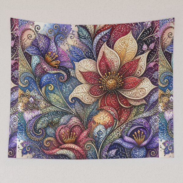 Item preview,  Colorful Floral Mosaic Decorative Garden designed and sold by Beyond The Canvas.