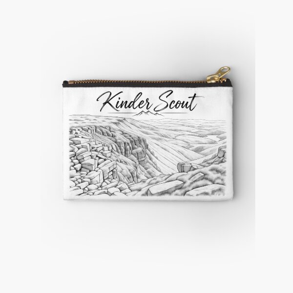 Item preview, Kinder Scout Peak District – Highest Point Line Art Landscape designed and sold by Tee Visions.