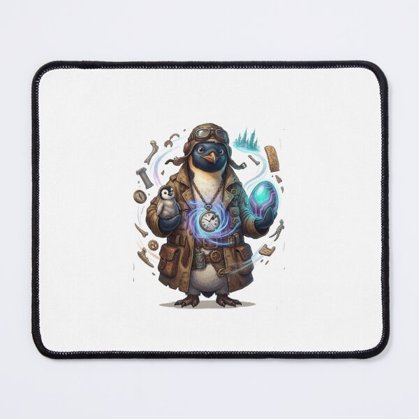 Item preview, Steampunk Time Travel Penguin designed and sold by Maclaw200d.