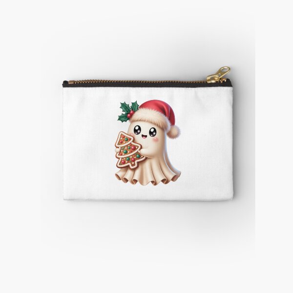 Item preview, Cute Ghost with Santa Hat designed and sold by jkrphoto.
