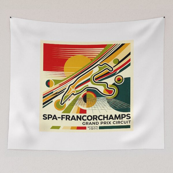 Item preview, Where Speed Becomes Timeless Art Spa Francorchamps Belgium #1 designed and sold by Helios Be. Lavsh.