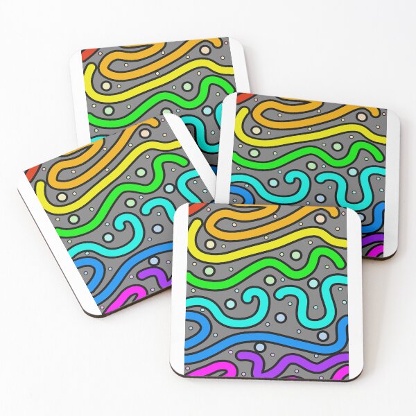 Item preview, Rainbow Waves designed and sold by FoxPotateArt.