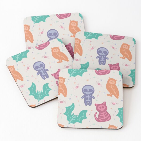 Item preview, Pastel cute skeletons designed and sold by CraftyElf.