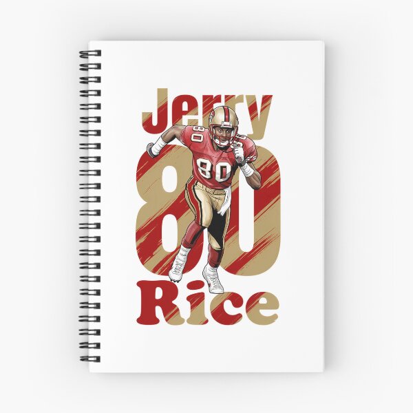 Item preview, Jerry Rice 80 Retro San Francisco Football Art designed and sold by SpakCoven.