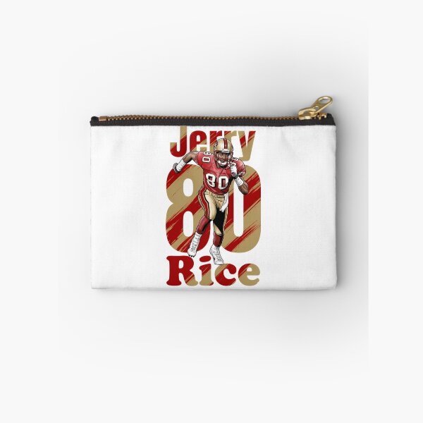 Item preview, Jerry Rice 80 Retro San Francisco Football Art designed and sold by SpakCoven.