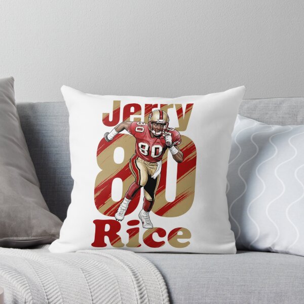 Item preview, Jerry Rice 80 Retro San Francisco Football Art designed and sold by SpakCoven.