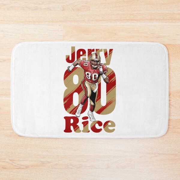 Item preview, Jerry Rice 80 Retro San Francisco Football Art designed and sold by SpakCoven.