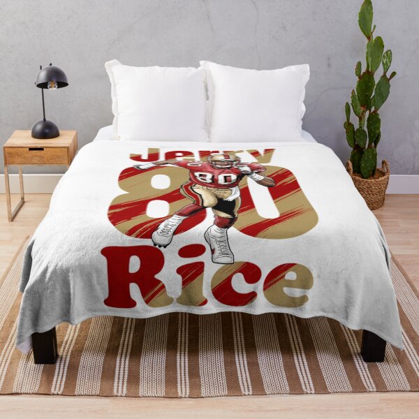 Item preview, Jerry Rice 80 Retro San Francisco Football Art designed and sold by SpakCoven.
