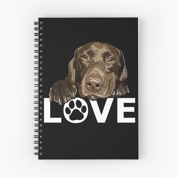 Item preview, Chocolate Labrador Love Puppy Dog designed and sold by Just-Arts-4U.