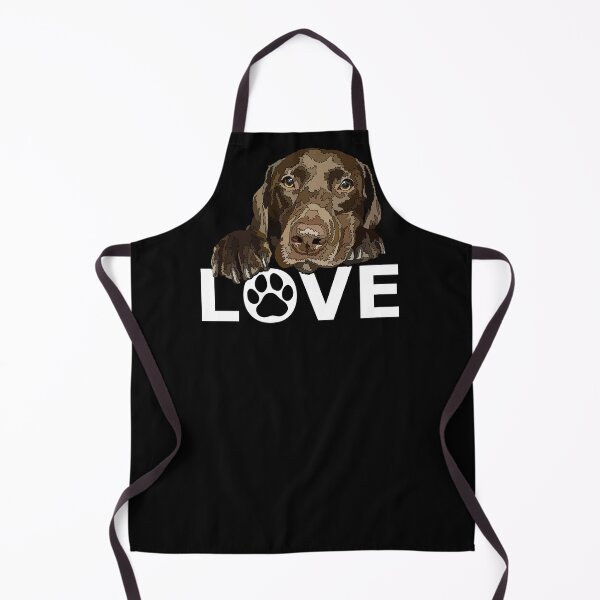 Item preview, Chocolate Labrador Love Puppy Dog designed and sold by Just-Arts-4U.