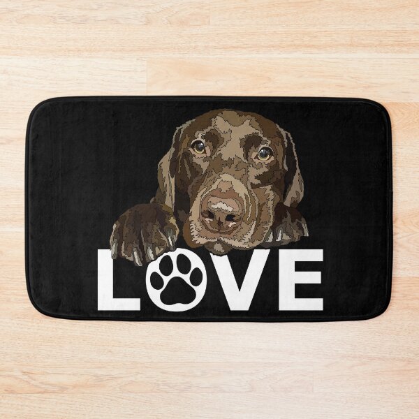 Item preview, Chocolate Labrador Love Puppy Dog designed and sold by Just-Arts-4U.
