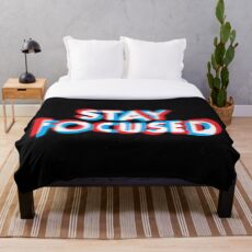 Stay Focused Throw Blanket