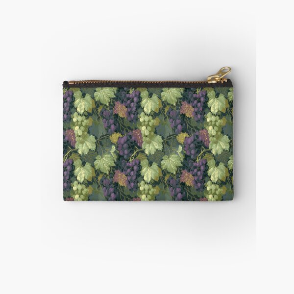 Item preview, Vintage Botanical Purple & Green Grape Pattern designed and sold by TJ Art and Camera.