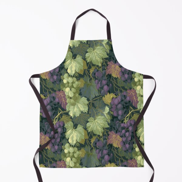 Item preview, Vintage Botanical Purple & Green Grape Pattern designed and sold by TJ Art and Camera.