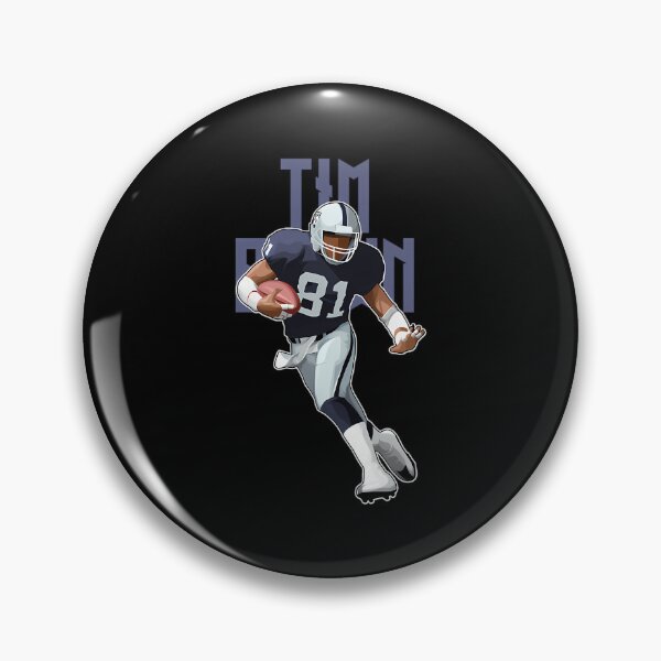 Item preview, Tim Brown Runs With The Ball 81 Bold designed and sold by SpakCoven.