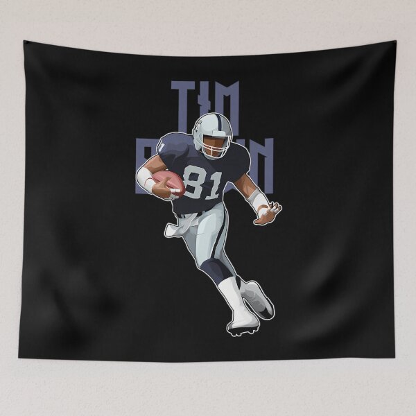 Item preview, Tim Brown Runs With The Ball 81 Bold designed and sold by SpakCoven.