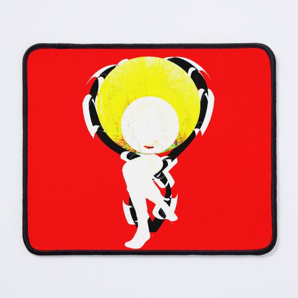 Item preview, Minimalist Pop Art Figure - Bold Red and Yellow Surreal Illustration designed and sold by MAMA.art.Rio <Marsailhe_Milward>.