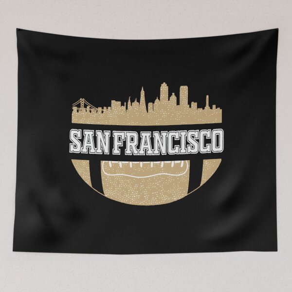 Item preview, Retro 49Ers Football Fan Vintage San Francisco Skyline designed and sold by SpakCoven.