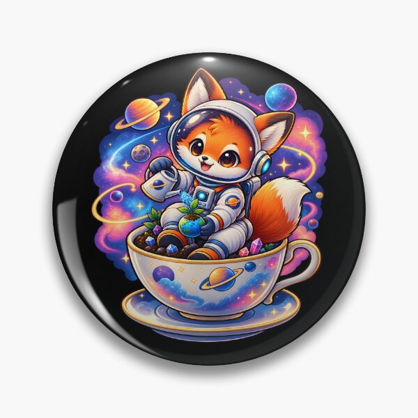 Item preview, Cute Space Fox Astronaut In Galaxy Coffee Cup Art designed and sold by DailySparks.
