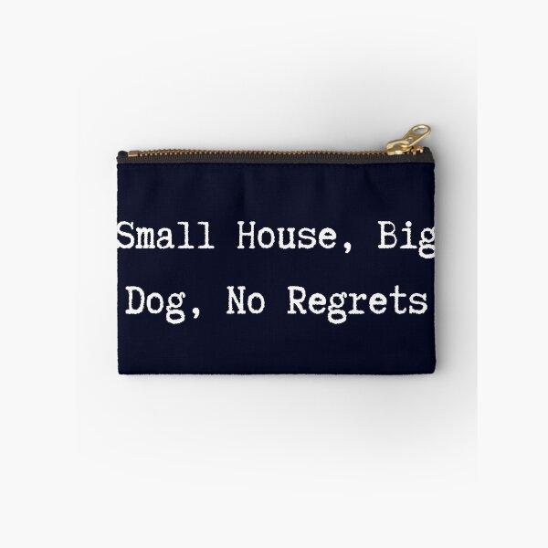 Item preview, Small House Big Dog No Regrets — Funny Typewriter Dog Tee designed and sold by Dbm Teeverse.