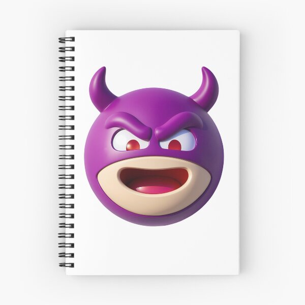 Item preview, purple devil emoji designed and sold by GennyBunny.