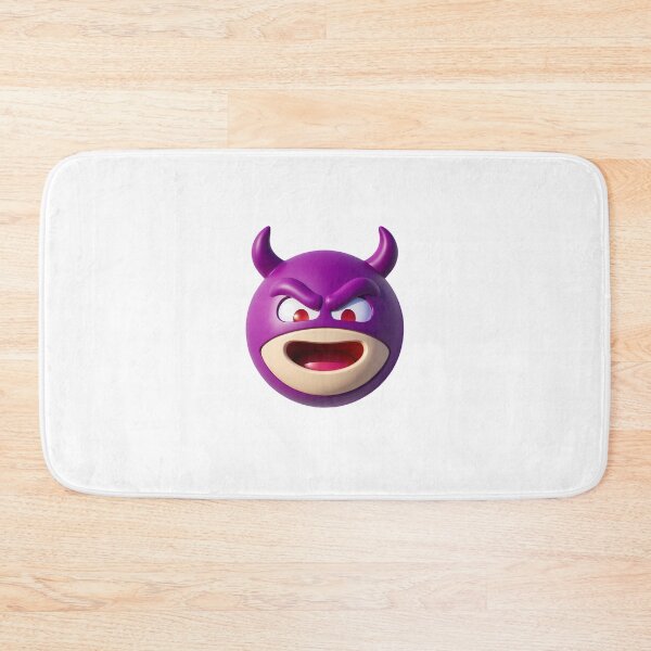Item preview, purple devil emoji designed and sold by GennyBunny.