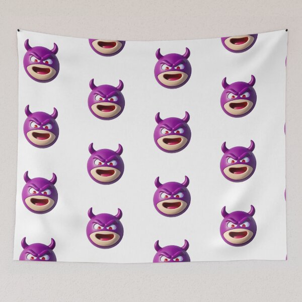 Item preview, purple devil emoji designed and sold by GennyBunny.