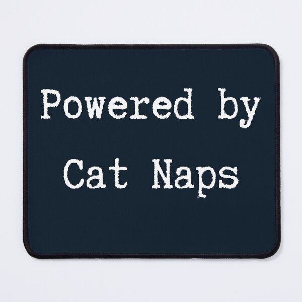 Item preview, Powered by Cat Naps — Funny Typewriter Cat Lover Tee designed and sold by Dbm Teeverse.