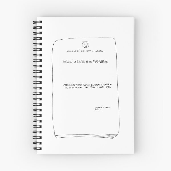 Item preview, Copertina tesi Scienze della Formazione scherzosa designed and sold by Loocide.