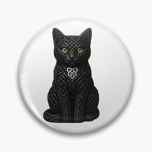 Item preview, Celtic Knot Cat-sith designed and sold by Freckled-Monkey.