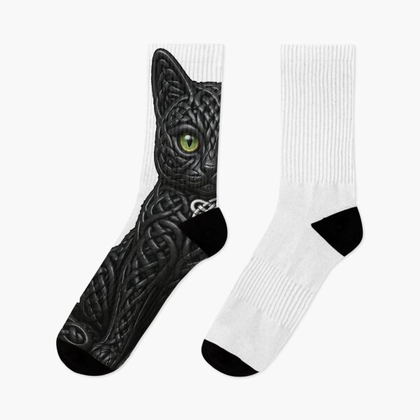 Item preview, Celtic Knot Cat-sith designed and sold by Freckled-Monkey.
