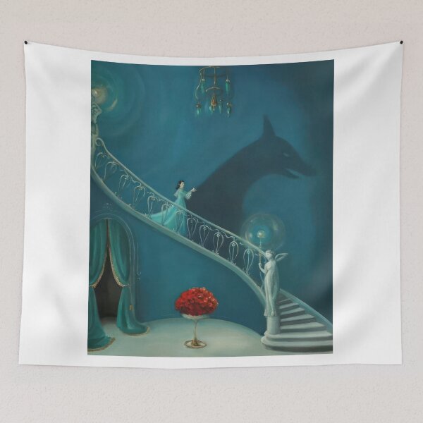 Item preview, Janet Hill – Vintage Whimsical Woman in an Enchanted Garden designed and sold by graydaysr.