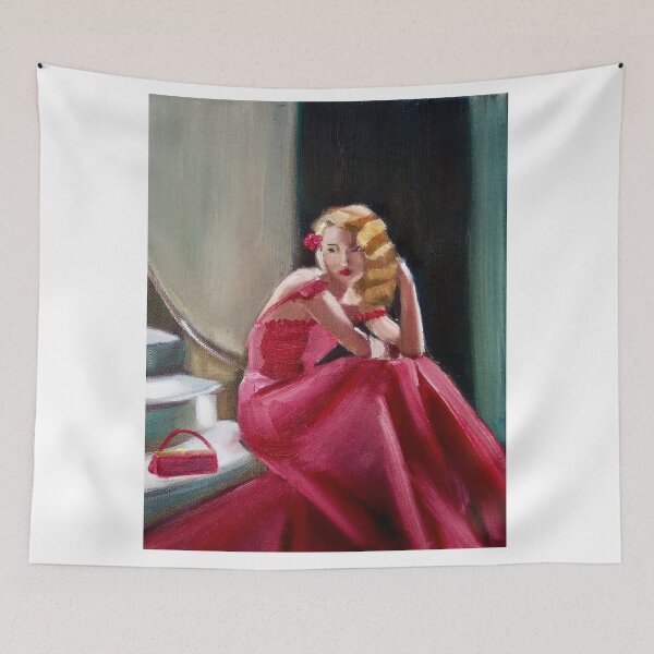 Item preview, Janet Hill – Vintage Whimsical Woman in an Enchanted Garden designed and sold by graydaysr.