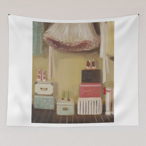 Item preview, Janet Hill – Vintage Whimsical Woman in an Enchanted Garden designed and sold by graydaysr.