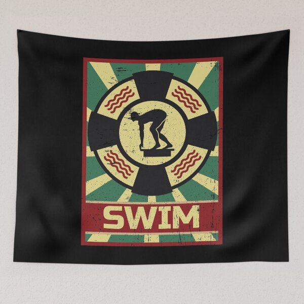Item preview, Swimming propaganda designed and sold by anziehend.