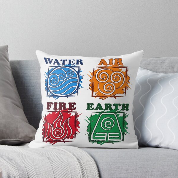 Item preview, Four Elements Distressed Avatar  Airbender Art designed and sold by Numair  Baig.