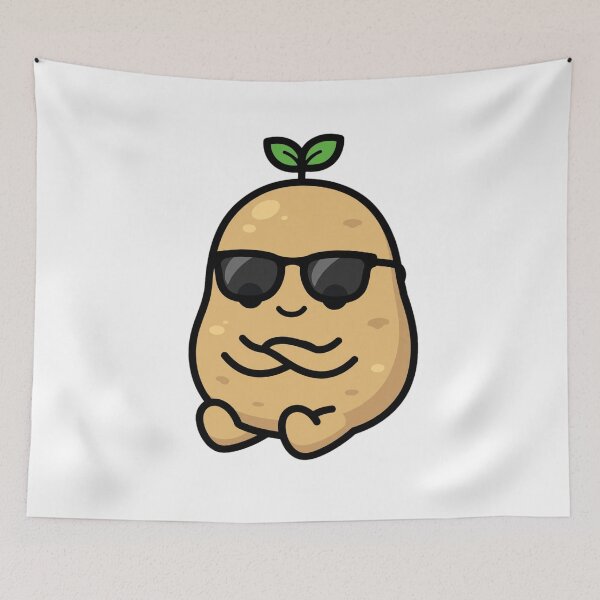 Item preview, I'm Just A Chill Potato Funny Meme designed and sold by Fulaly.