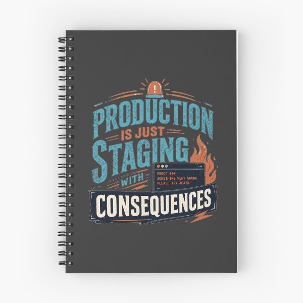 Item preview, La producción es solo una puesta en escena (humor de DevOps) designed and sold by PunchDrop.