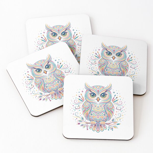 Item preview, Wise Owl Dot Art designed and sold by Meadowmood.