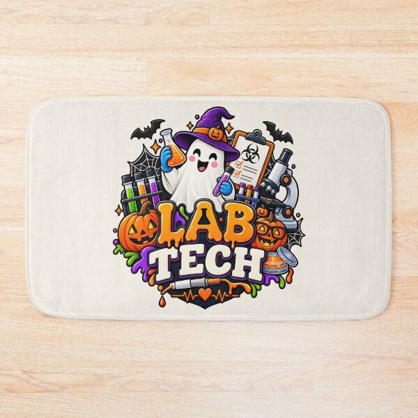 Item preview, Lab Tech Halloween Gift Cute Ghost Laboratory Style designed and sold by Corvoria.