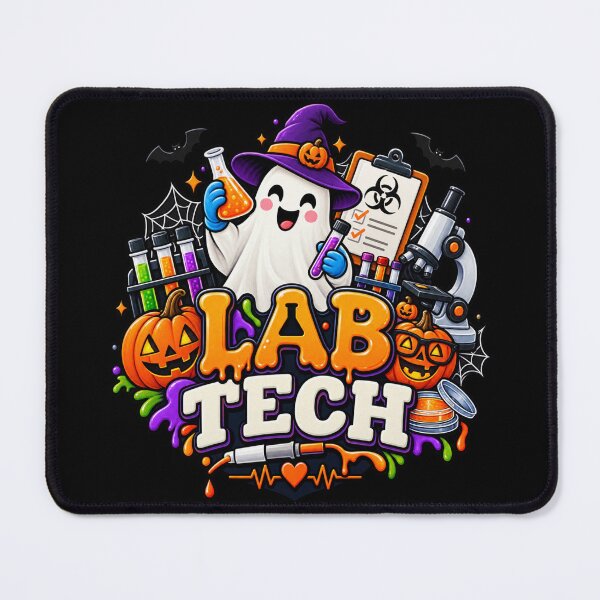 Item preview, Lab Tech Halloween Gift Cute Ghost Laboratory Style designed and sold by Corvoria.