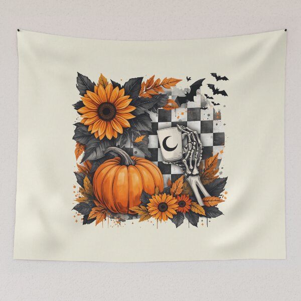 Aperçu de l'œuvre MAIN SQUELETTE HALLOWEEN créée et vendue par BKDIGITALSHOP.