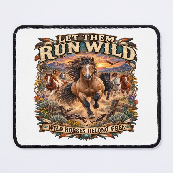 Item preview, Wild Horses Belong Free designed and sold by J-CCreations.