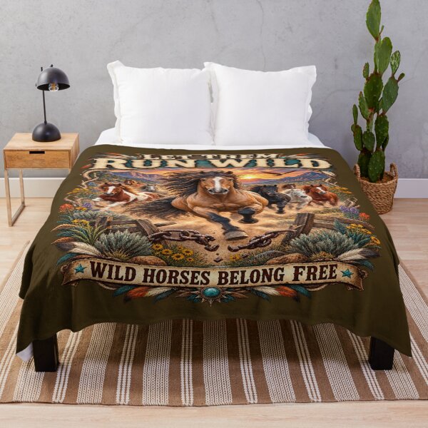 Item preview, Wild Horses Belong Free designed and sold by J-CCreations.