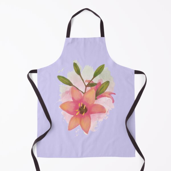 Item preview, watercolor orange lily botanical art designed and sold by introvertarts.